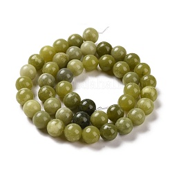Natural Chinese Southern Jade Beads Strands&nbsp;G-T055-8mm-15