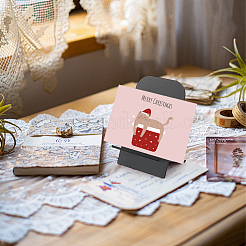 Acrylic Slant Back Postcard Display Stands&nbsp;ODIS-WH0078-86B