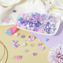 DIY Cute Cartoon Hair Band Bracelet Making Kit&nbsp;DIY-TA0003-88
