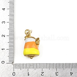 Halloween Theme 304 Stainless Steel Enamel Pendants&nbsp;LS-STAS-L296-01G