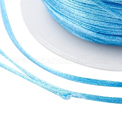 Nylon Satin Rattail Cords&nbsp;NWIR-JP0013-1.0mm-365
