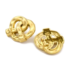 Ion Plating(IP) 304 Stainless Steel Stud Earrings&nbsp;EJEW-H013-35G