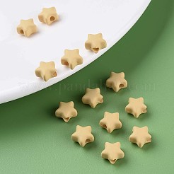 Spray Painted Acrylic Beads&nbsp;MACR-S373-45-O07