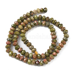 Natural Unakite Bead Strands&nbsp;G-D344-A02