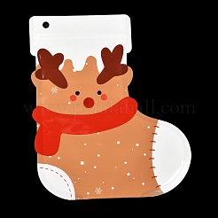 Christmas Theme Boots Plastic Gift Bags&nbsp;ABAG-G008-01B