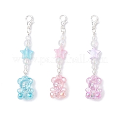 Transparent Acrylic Bead Pendant Decorations&nbsp;HJEW-JM03966