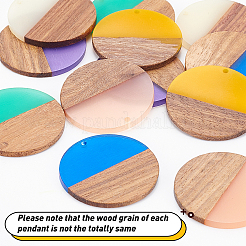 DIY Wooden Dangle Earring Making Kits&nbsp;DIY-OC0006-92
