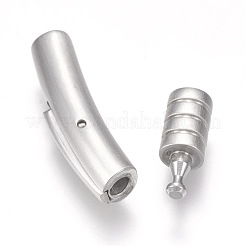 304 Stainless Steel Bayonet Clasps&nbsp;STAS-A035H-3MP
