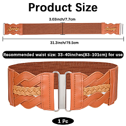 Imitation Leather Chain Belts&nbsp;AJEW-WH20018-20B