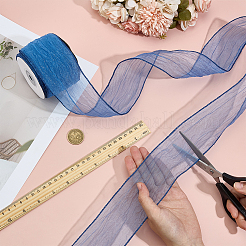 Polyester Organza Ribbons&nbsp;SRIB-WH0011-357A
