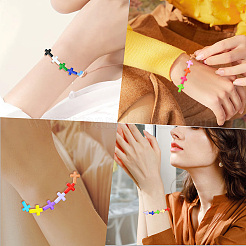 560Pcs 16 Colors Opaque Acrylic Beads&nbsp;SACR-PA0001-01