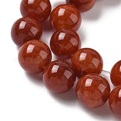 Natural Crackle Agate Beads Strands&nbsp;G-I394-B15-12mm