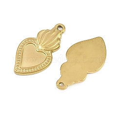 304 Stainless Steel Pendant Setting for Enamel&nbsp;STAS-L317-16G