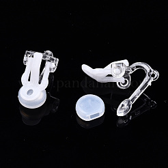 Plastic Clip-on Earring Findings&nbsp;FIND-R039-04