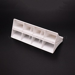 Triangle Plastic Card Holders&nbsp;DJEW-WH0050-17