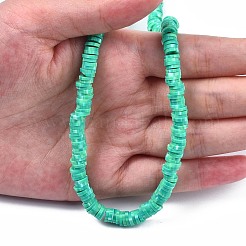 Handmade Polymer Clay Beads Strands&nbsp;CLAY-N008-010F