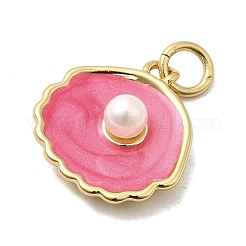 Brass Enamel Pendants&nbsp;KK-A266-36G