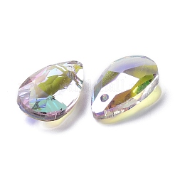Faceted Teardrop Glass Pendants&nbsp;X-GLAA-O008-A16
