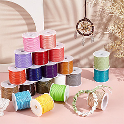 20 Rolls 20 Colors Waxed Polyester Cords&nbsp;YC-PH0002-45