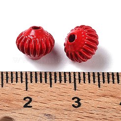Spray Painted Alloy Bead&nbsp;PALLOY-H134-42