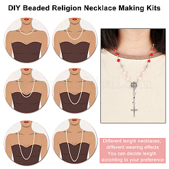DIY Catholic Rosary Necklace Making Kit&nbsp;DIY-PH0008-91