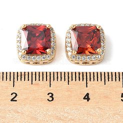 Brass Micro Pave Cubic Zirconia Beads&nbsp;KK-A253-20G-02