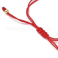 Glass Seed Beads Heart Link Bracelets&nbsp;BJEW-MZ00217