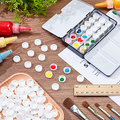 100Pcs Plastic Empty Watercolor Paint Pans&nbsp;KY-PH0002-23