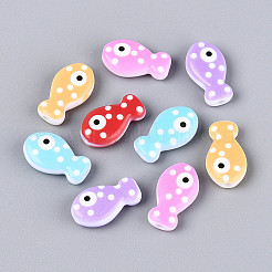 Printed Opaque Acrylic Beads&nbsp;SACR-T017-81M
