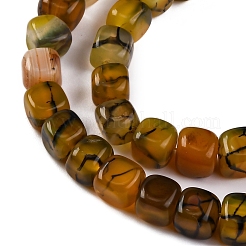 Natural Dragon Veins Agate Beads Strands&nbsp;G-G177-E04-01