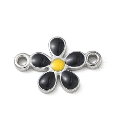304 Stainless Steel Enamel Connector Charms&nbsp;STAS-G387-01P