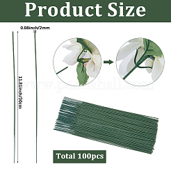 100Pcs Iron Stalk Flower Rod&nbsp;AJEW-SP0003-73A