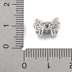 Brass Micro Pave Cubic Zirconia Beads&nbsp;LS-KK-K371-48P