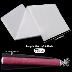 30Pcs Rectangle PE Plastic Film Storage Bags&nbsp;ABAG-PH0001-56