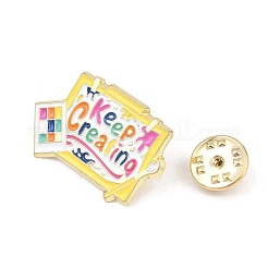 Keep Creating Enamel Pins&nbsp;JEWB-F044-01B-G