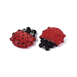 Handmade Polymer Clay & Rhinestone Big Pendants&nbsp;FIND-Q123-01C