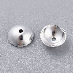 201 Stainless Steel Bead Caps&nbsp;STAS-K210-01B-S