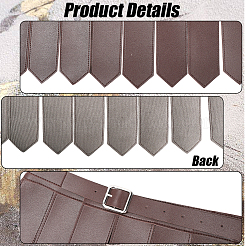 PU Leather Roman Belt Skirt&nbsp;AJEW-WH20033-120B