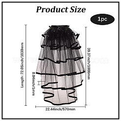 Polyester Lace Skirt&nbsp;AJEW-WH20054-384A