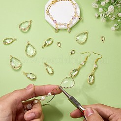 18Pcs 3 Styles Glass Charms&nbsp;KK-SZ0002-63