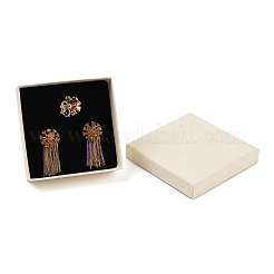 Cardboard Paper Jewelry Storage Boxes with Sponge&nbsp;CON-P023-01E-02