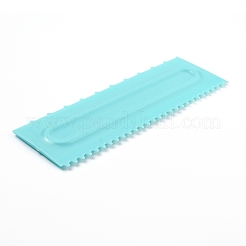 Plastic Baking Edge Dough Scraper and Cutter Pastry Spatulas&nbsp;AJEW-P077-10
