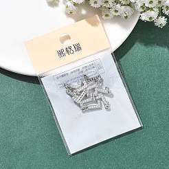 SHEGRACE Brass Micro Pave Clear Cubic Zirconia Pendants&nbsp;XGRQ29646-394P-L