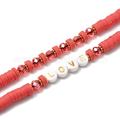 Handmade Polymer Clay Beads Mobile Straps&nbsp;HJEW-JM00547