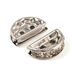 Brass Crystal Rhinestone Spacer Bars&nbsp;RB-T019-02A-P