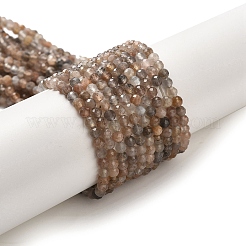 Natural Multi-Moonstone Beads Strands&nbsp;LS-G-B074-B08-02