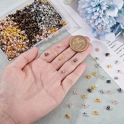 1000Pcs 5 Colors Iron Bead Tips&nbsp;IFIN-ME0001-22