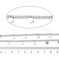 304 Stainless Steel Curb Chains&nbsp;CHS-G041-02P-05