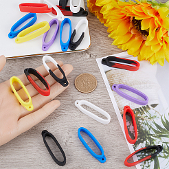 32Pcs 8 Colors Silicone Pendant&nbsp;FIND-GF0005-87B