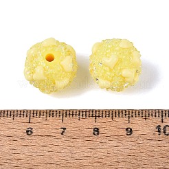 Opaque Acrylic & Transparent Resin Rhinestone Beads&nbsp;SACR-Q005-02A-05